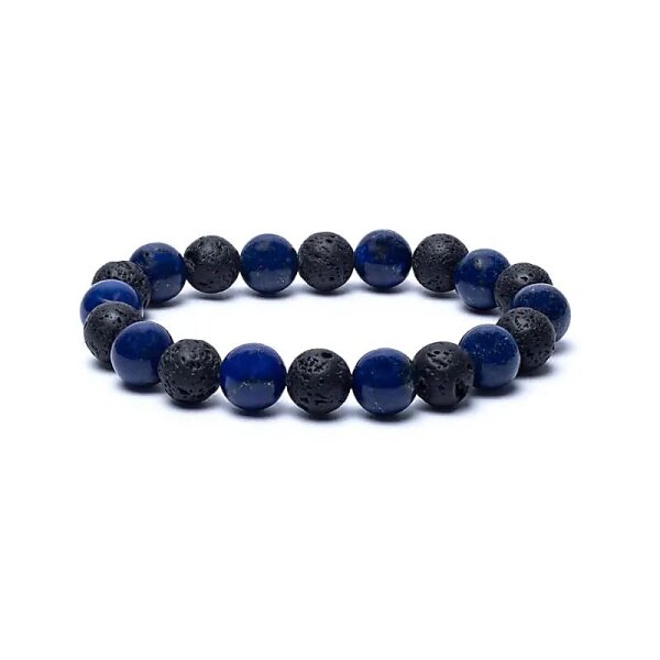 Armband Lavastein / Sodalith -- 10mm