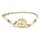 Armband Lotus mit Mondstein -- &plusmn;0.4cm