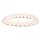 Armband mit wei&szlig;en Potato-S&uuml;sswasserperlen -- &plusmn;0.8cm