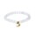Armband Mondstein elastisch mit Mondanh&auml;nger -- 6mm