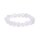 Armband Rosenquarz elastisch Herzen -- 10mm