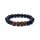 Armband rudraksha / schwarzer Onyx -- 10mm