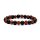 Armband Rudraksha/Lavastein elastisch -- 0.8 cm; 9 cm