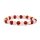 Armband Rudraksha/Rosenquarz elastisch -- 0.8 cm;8 cm