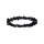 Armband schwarzer Tourmalin Splitter elastisch -- &plusmn;0.7 cm