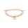 Armband Sonnenstein elastisch mit Stern/Mond/Sonne Anh&auml;ngern -- 4mm
