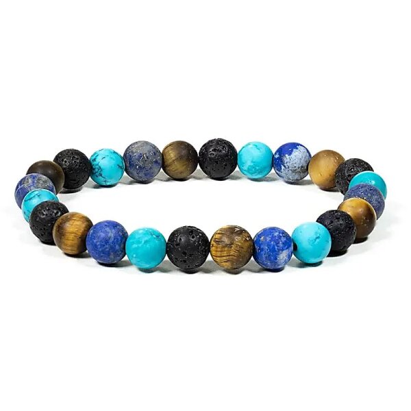 Armband Steinmix -- 8 mm