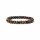 Armband Tigerauge Facette AA Qualit&auml;t elastisch -- 0,8 cm