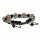 Armband T&uuml;rkis, Koralle &amp; schwarzer Achat verstellbar -- &plusmn;7cm