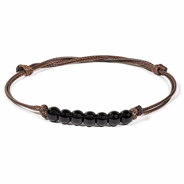 Armband Turmalin verstellbar -- 0.6 cm