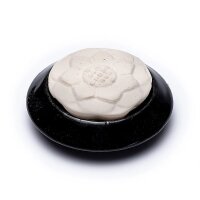Aroma Stein Diffusor Lotus schwarz -- 7.5cm