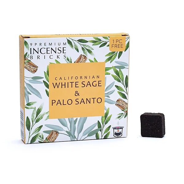 Aromafume Weihrauchblöcke Weißer Salbei & Palo Santo -- 40g