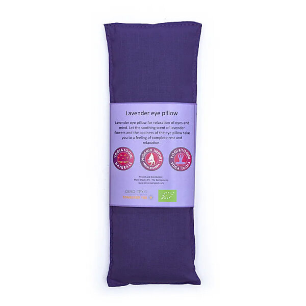 Augenkissen Lavendel biologisch dunkelviolett -- 140 g; 22x8 cm