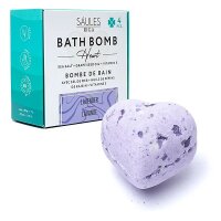 Badekugel Herz Lavendel -- 90g