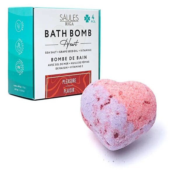 Badekugel Herz Pleasure -- 90g