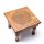 Beistelltisch aus Holz Blume des Lebens -- 30x30x23cm; 2250g