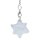 Bergkristall Merkaba Chakrapendel achtspitzig -- 3 cm