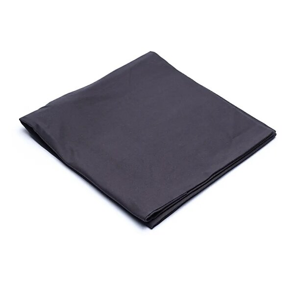 Bezug für Meditationsmatte anthrazit Baumwolle BIO (GOTS) -- 65x65x5cm; 239g