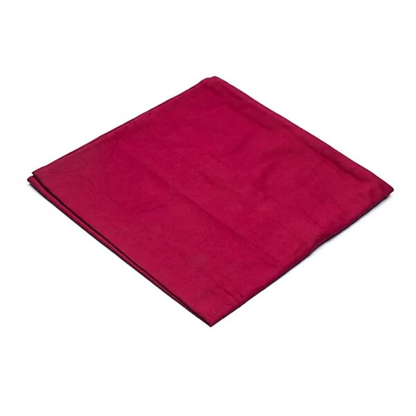 Bezug für Meditationsmatte bordeaux Baumwolle BIO (GOTS) -- 65x65x5cm; 239g