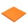 Bezug f&uuml;r Meditationsmatte Chakra 2 orange Baumw. BIO (GOTS) -- 65x65x5 cm; 239 g