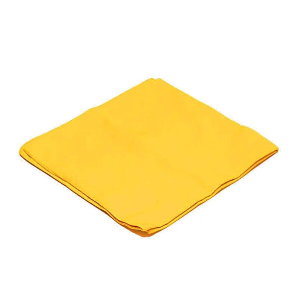 Bezug für Meditationsmatte Chakra 3 gelb Baumw. BIO (GOTS) -- 65x65x5 cm; 239 g