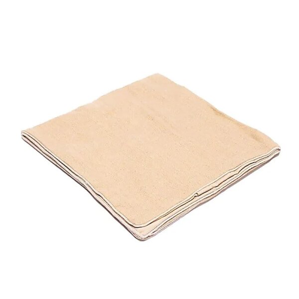 Bezug für Meditationsmatte Hanf natur -- 65x65x5 cm