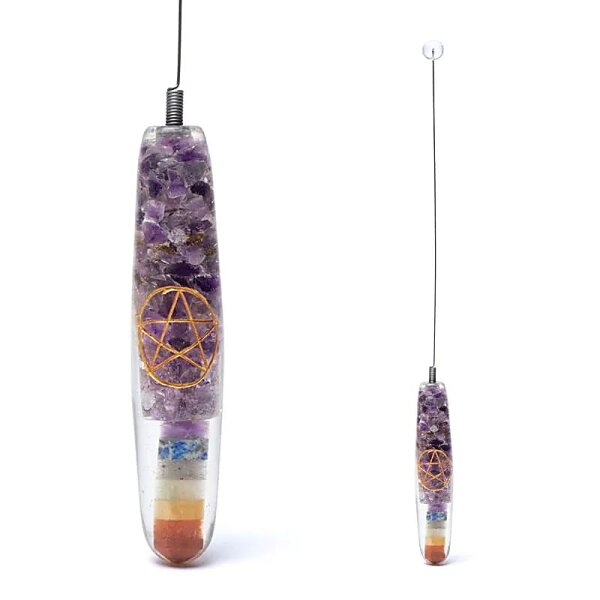 Biotensor Orgonit Chakra Pentagramm -- 32 cm