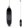 Bio-Tensor schwarzer Speckstein Blume des Lebens -- 28-29 cm