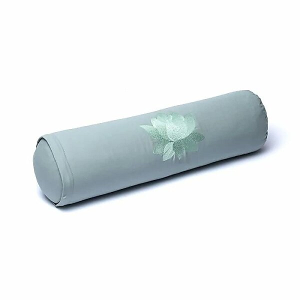 Bolster rund Lotus salbeigrün Bio-Baumwolle (OCS) -- 60x16 cm; 2300g