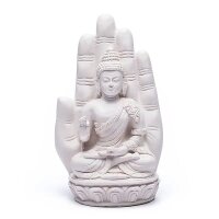 Buddha in der Hand -- 1330 g; 14x23 cm