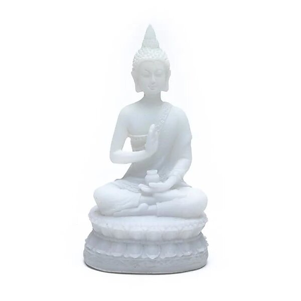 Buddha Statue mit Amrita Gefäß -- 16 cm