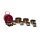 Chakra-Klangschalen-Set Buddha-Augen mit Tasche -- &plusmn;4475g