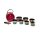 Chakra-Klangschalen-Set mit Tasche -- &plusmn;2925g
