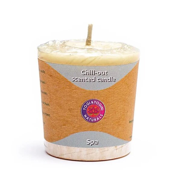 Chill-out Duftkerze Spa Stearin -- 4.5x4 cm