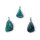 Chrysocolla Edelstein Anh&auml;nger &Ouml;se eingesteckt -- &plusmn;1-3cm