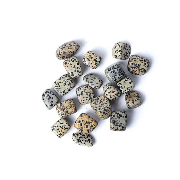 Dalmatinischer Jaspis Trommelsteine A Qualität -- ±1,5-3,5cm; ±250g