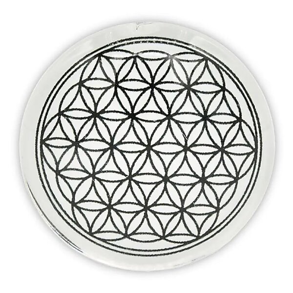 Dekorativer Magnet Blume des Lebens -- 4cm
