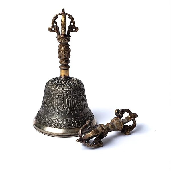 Dorje und Glocke gross -- 9x17 cm