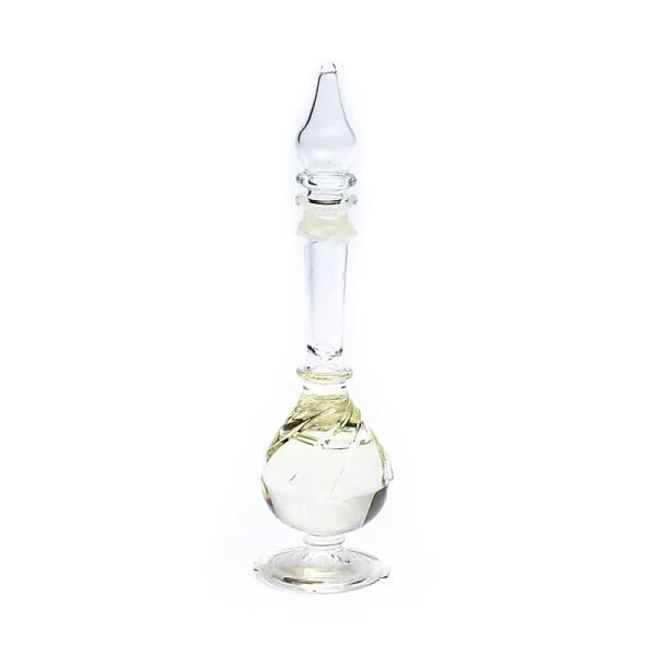 Duftöl in mundgeblasener Glasflasche Buddha Freude -- 5 ml