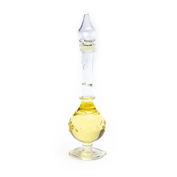 Duftöl in mundgeblasener Glasflasche Sandelholz & Vetiver -- 5 ml