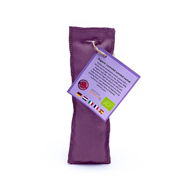 Duftsäckchen Bio Lavendel dunkeviolett -- 5.5x17 cm