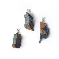 Edelsteinanhänger Falcons Eye roh -- ±3.5cm