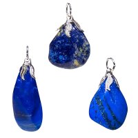Edelsteinanhänger Lapislazuli --±1.5-3cm