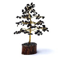 Edelsteinbaum schwarzer Achat -- ±18cm