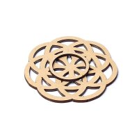 Edelsteinkugel-Ständer Lebenssamen -- 7cm