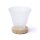 Edelsteinlampe OHM mit Kabel und LED -- 12x12cm