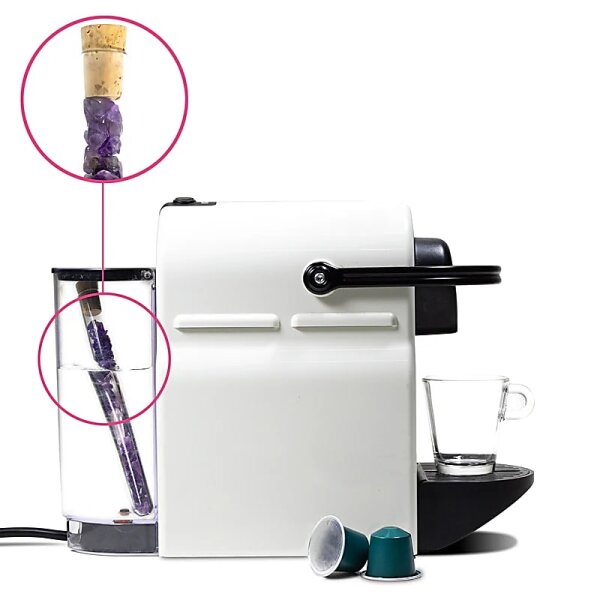 Edelsteinwasser-Stab Mini Espresso -- 16 cm