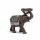 Elefant mit Kerzenhalter -- 14x16x6 cm