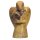 Engel Statuette Speckstein naturfarben -- 472 g; 12.5 cm