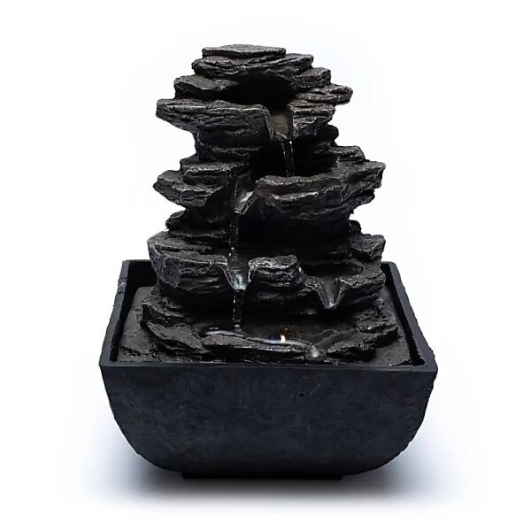 Fels Tischbrunnen M -- 13.3x13.3x18cm